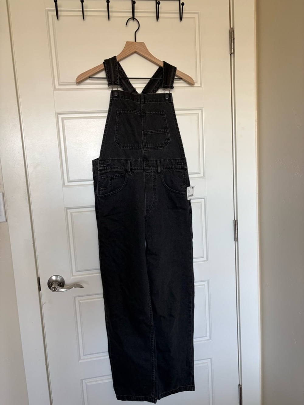 We The Free Ziggy Mineral Black Overalls